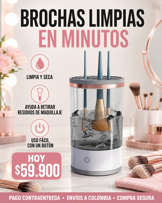 Limpiador Eléctrico de Brochas 2 en 1