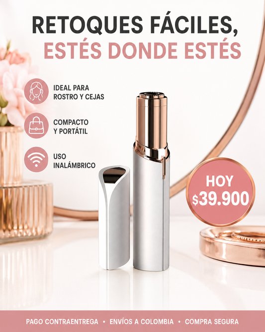 Depilador Facial Compacto Tipo Labial