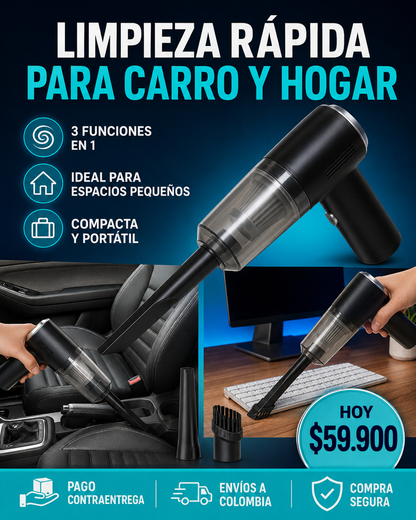 Mini Aspiradora Portátil 3 en 1