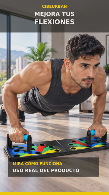 Video dinámico CIBEURBAN – Tabla Push Up Plegable para Flexiones